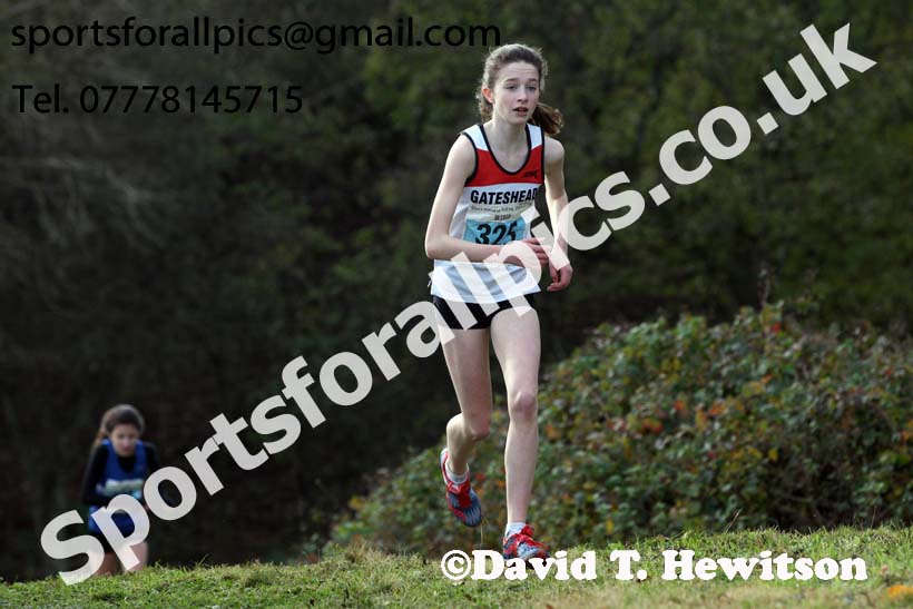 Girls under-15s 2017 Start Fitness North Eastern Harrier League, Aykley Heads, Durham. Photo:  David T. Hewitson/Sports for All Pics